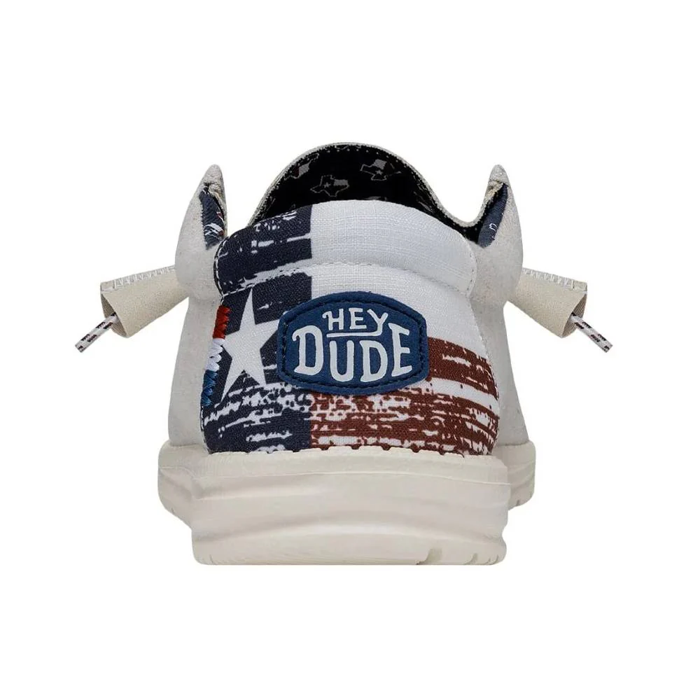 Hey Dude Wally Texas Canvas - Off White - Image 3