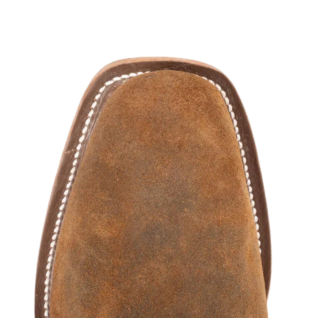 Rios of Mercedes Men's Cutter Toe Waxy Camel Kudu Cobalt Western Boot - Image 2