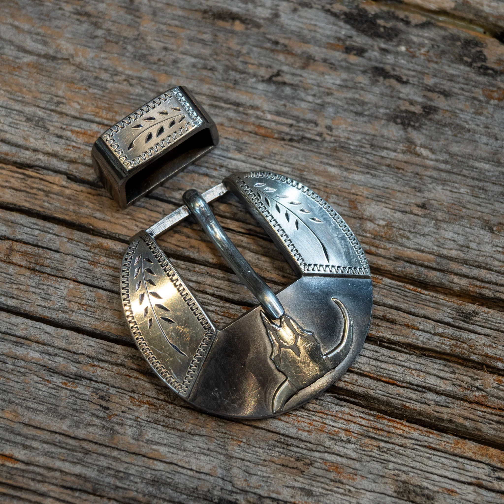 Wayne Dollar Steer Head Buckle