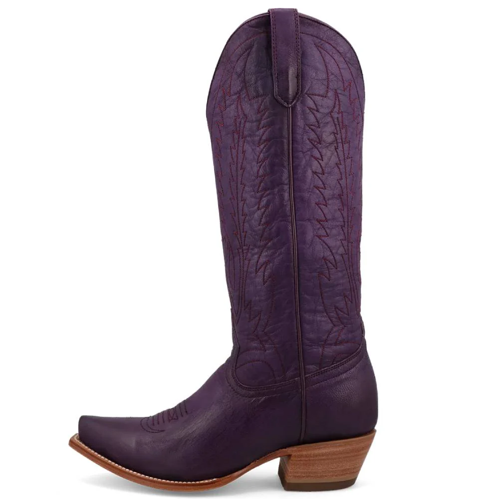 Black Star Victoria Boot - Plum - Image 2