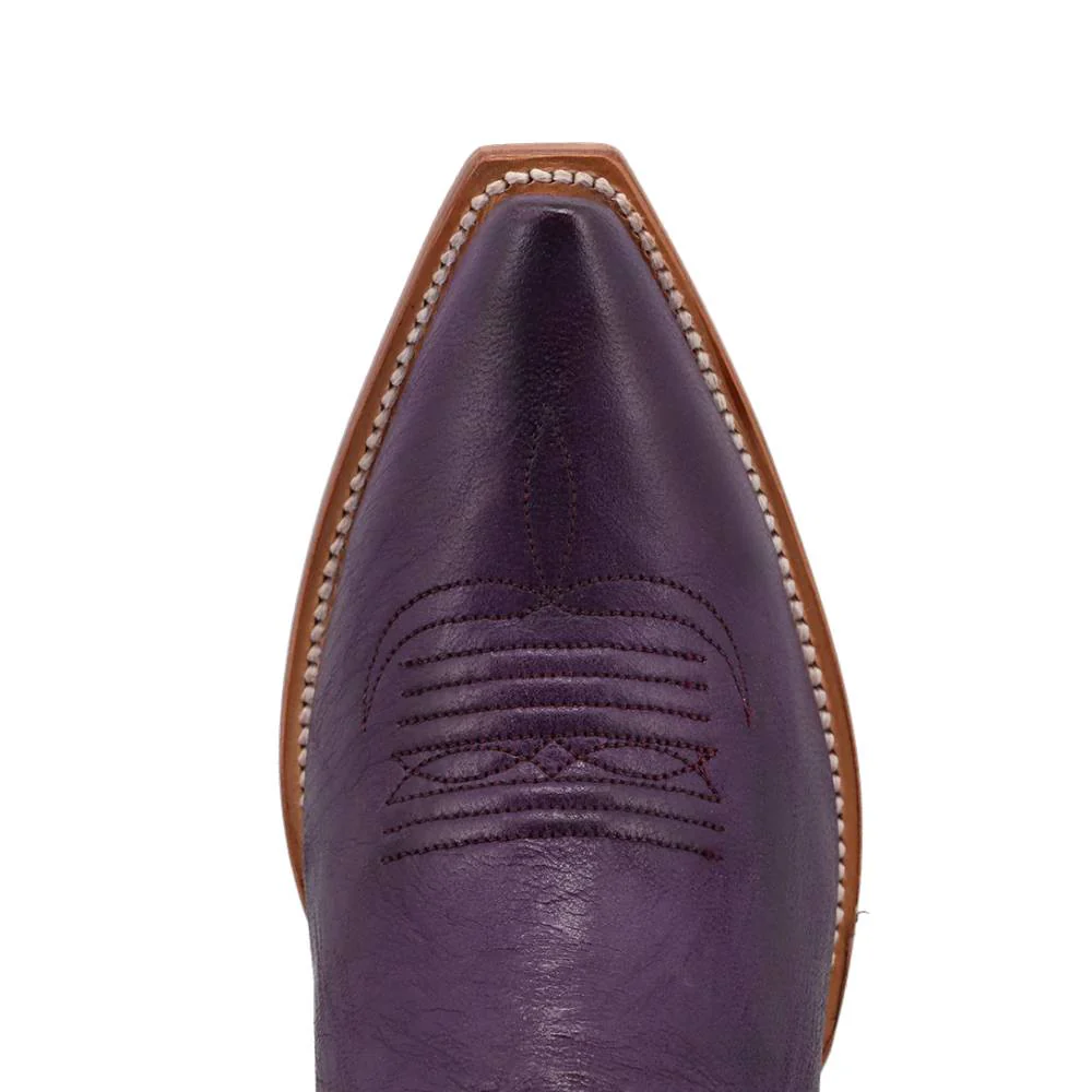 Black Star Victoria Boot - Plum - Image 6