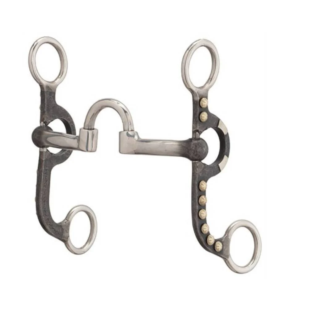 Weaver 4-5/8" Pony Bit, Correction Mouth, Buffed Black