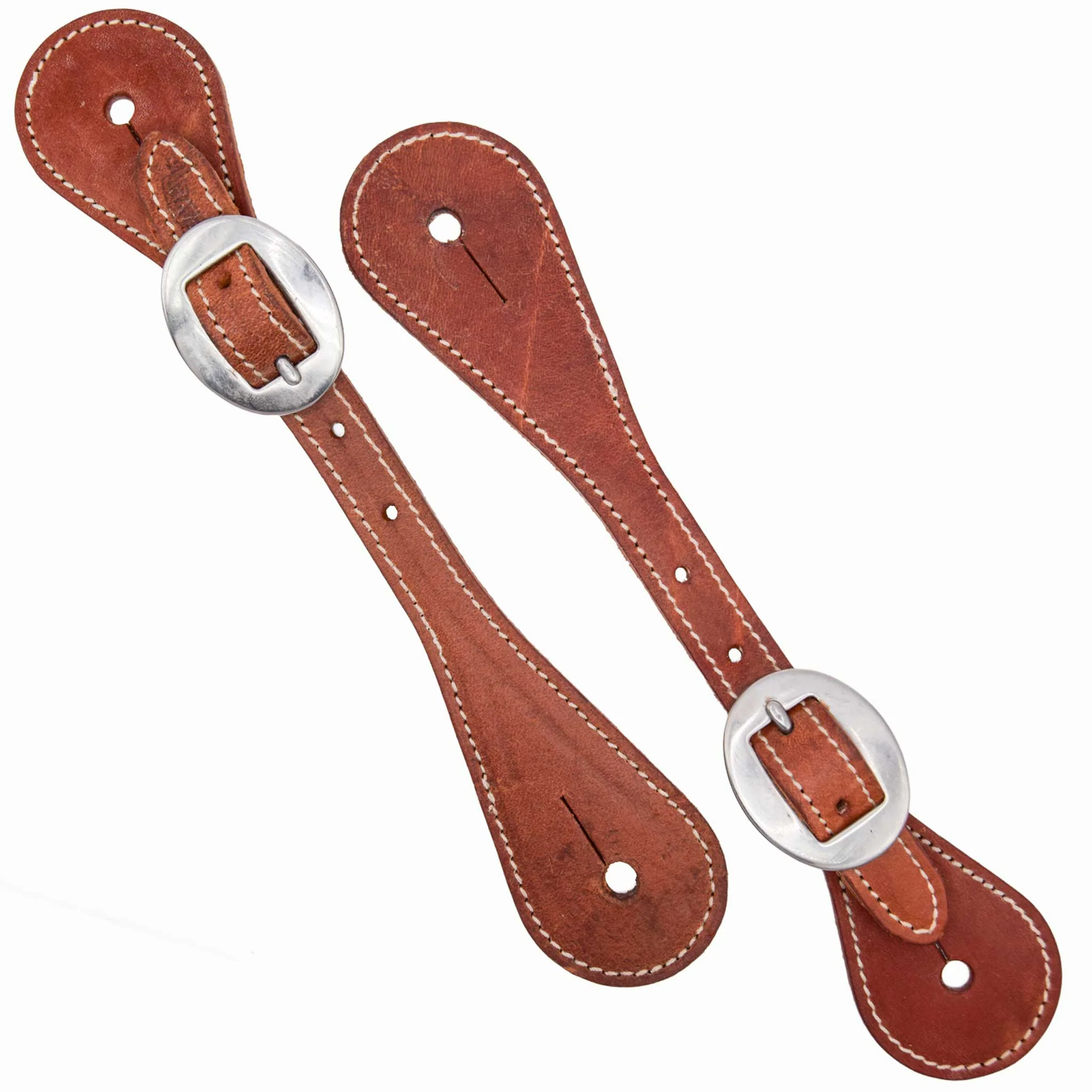 Weaver Youth Harness Leather Spur Straps - Image 2