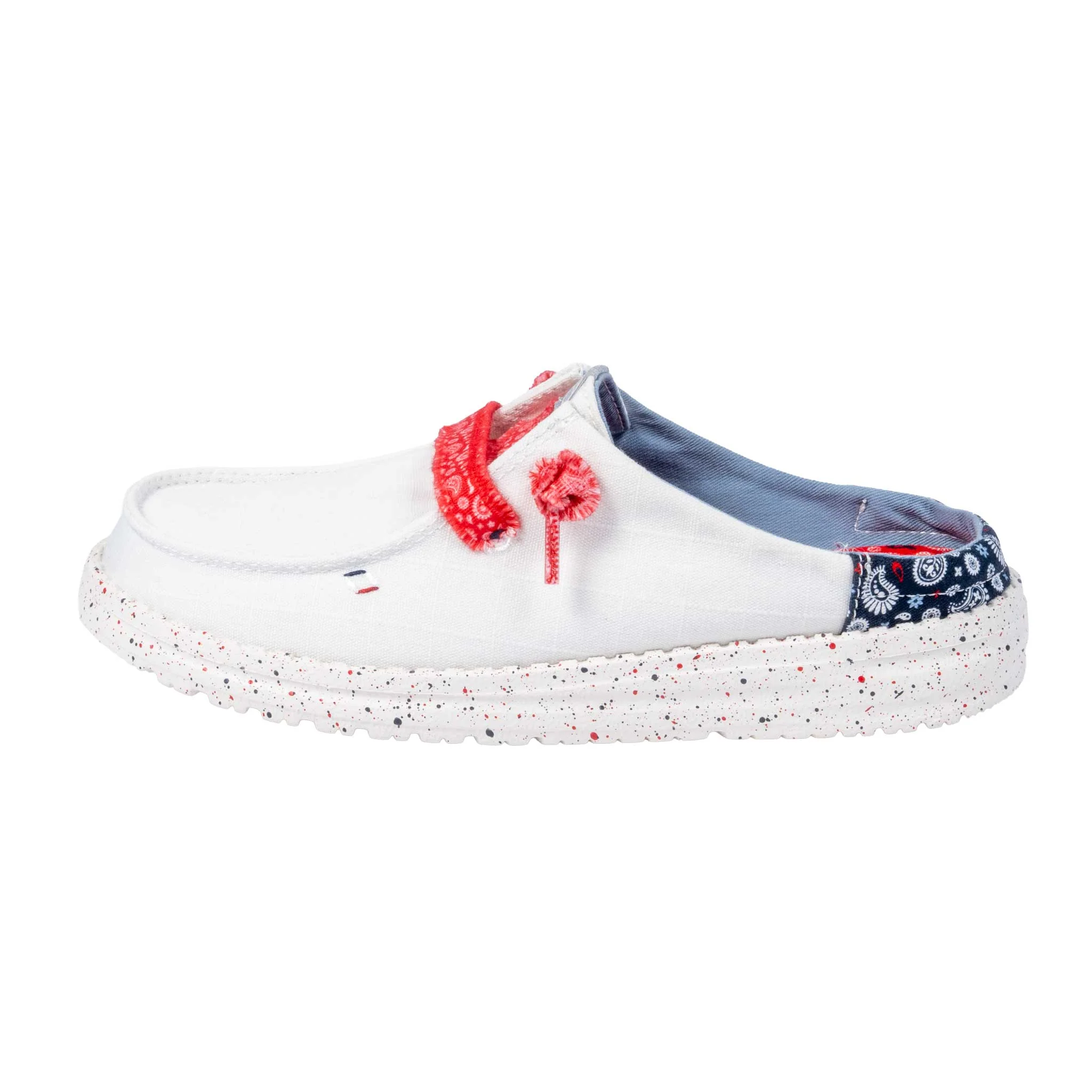 Hey Dude Wendy Slip On Americana Paisley - White/Multi