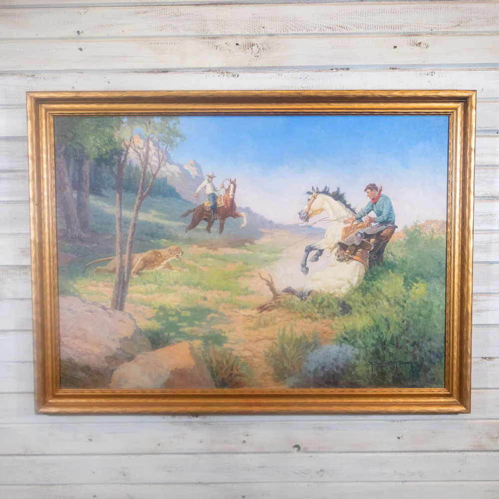 Lion Roping, by Robert Farrington Elwell
