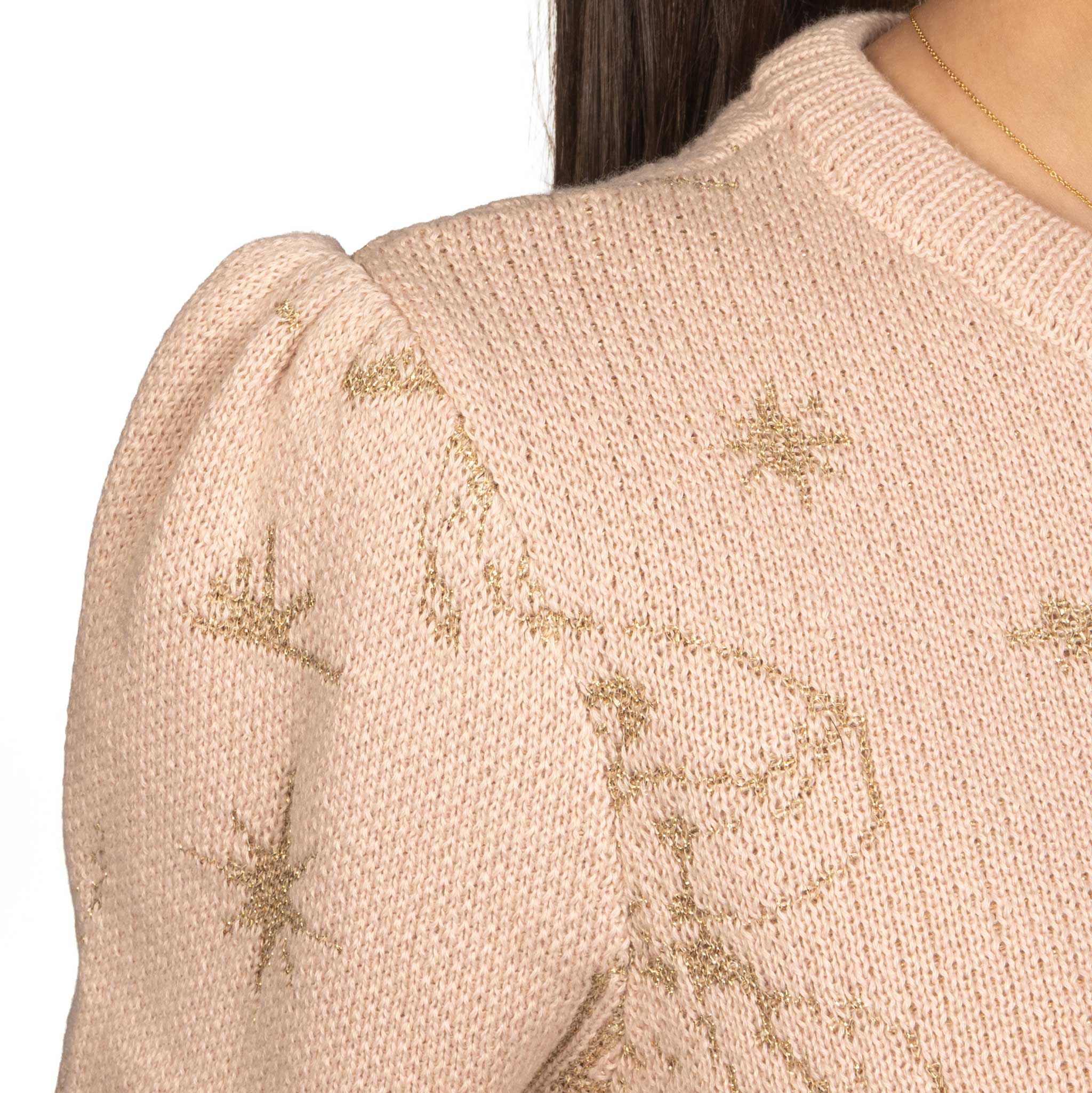Cruel Denim Women's Western Motif Pink Sweater - FINAL SALE - Image 3