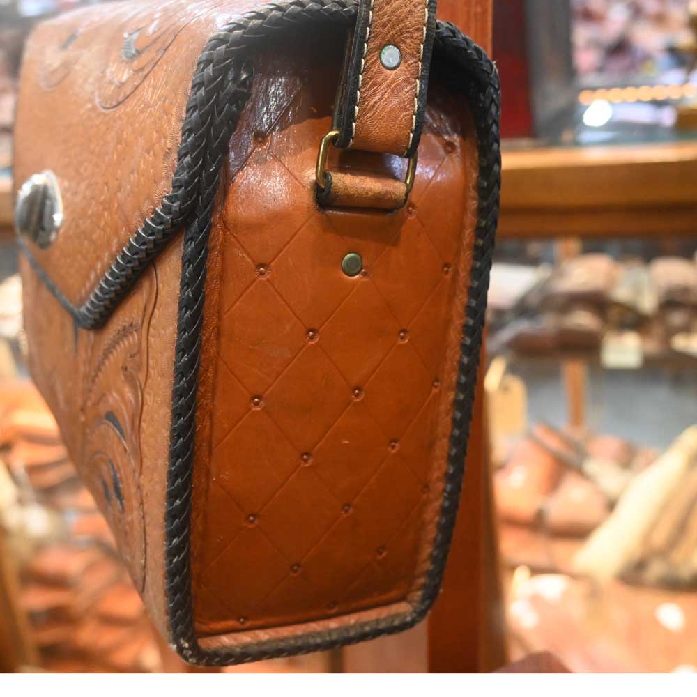 Vintage Leather Western Purse - Image 4