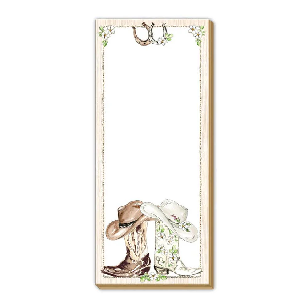 Western Wedding Boots Luxe Skinny Pad