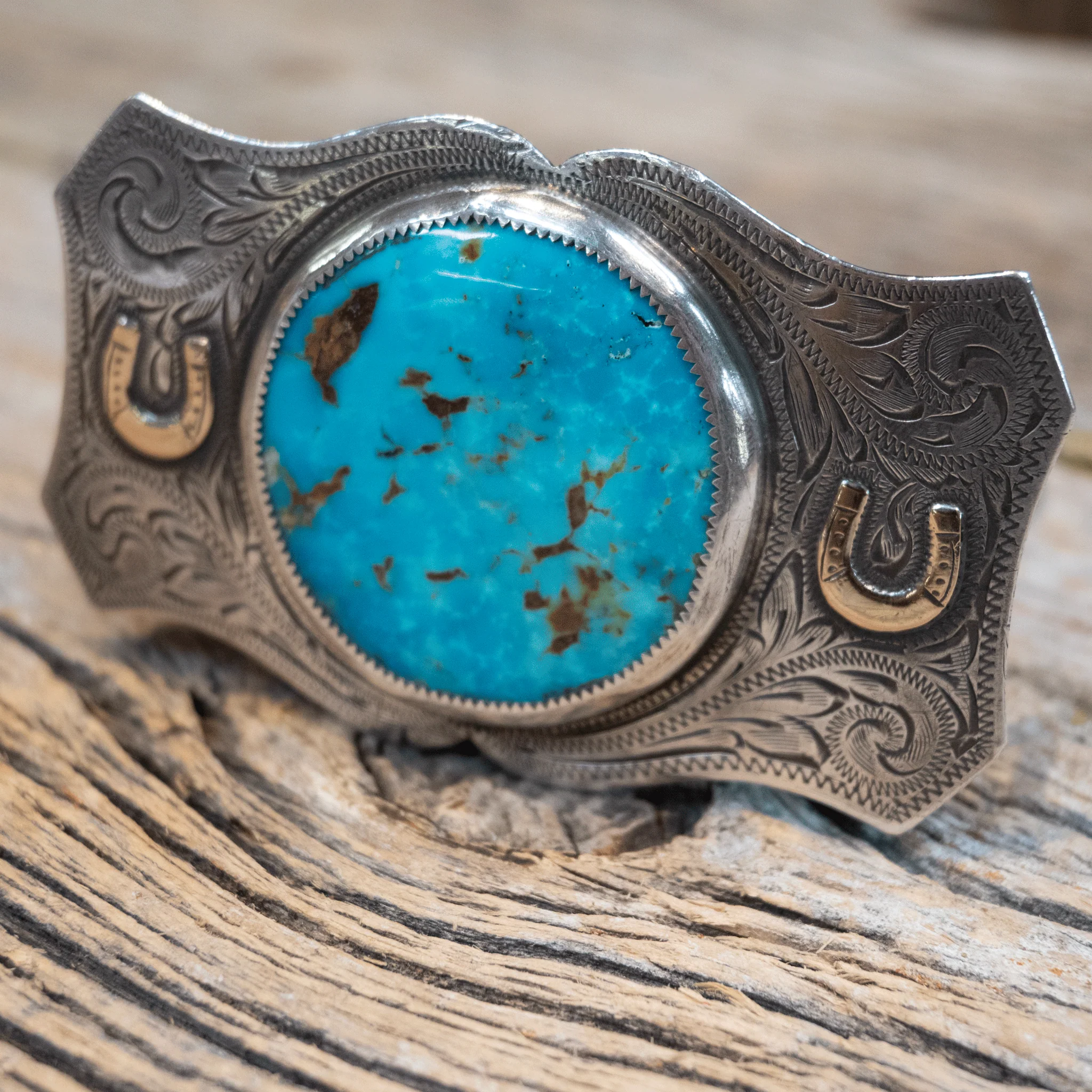 Westerner Turquoise Belt Buckle - Image 2