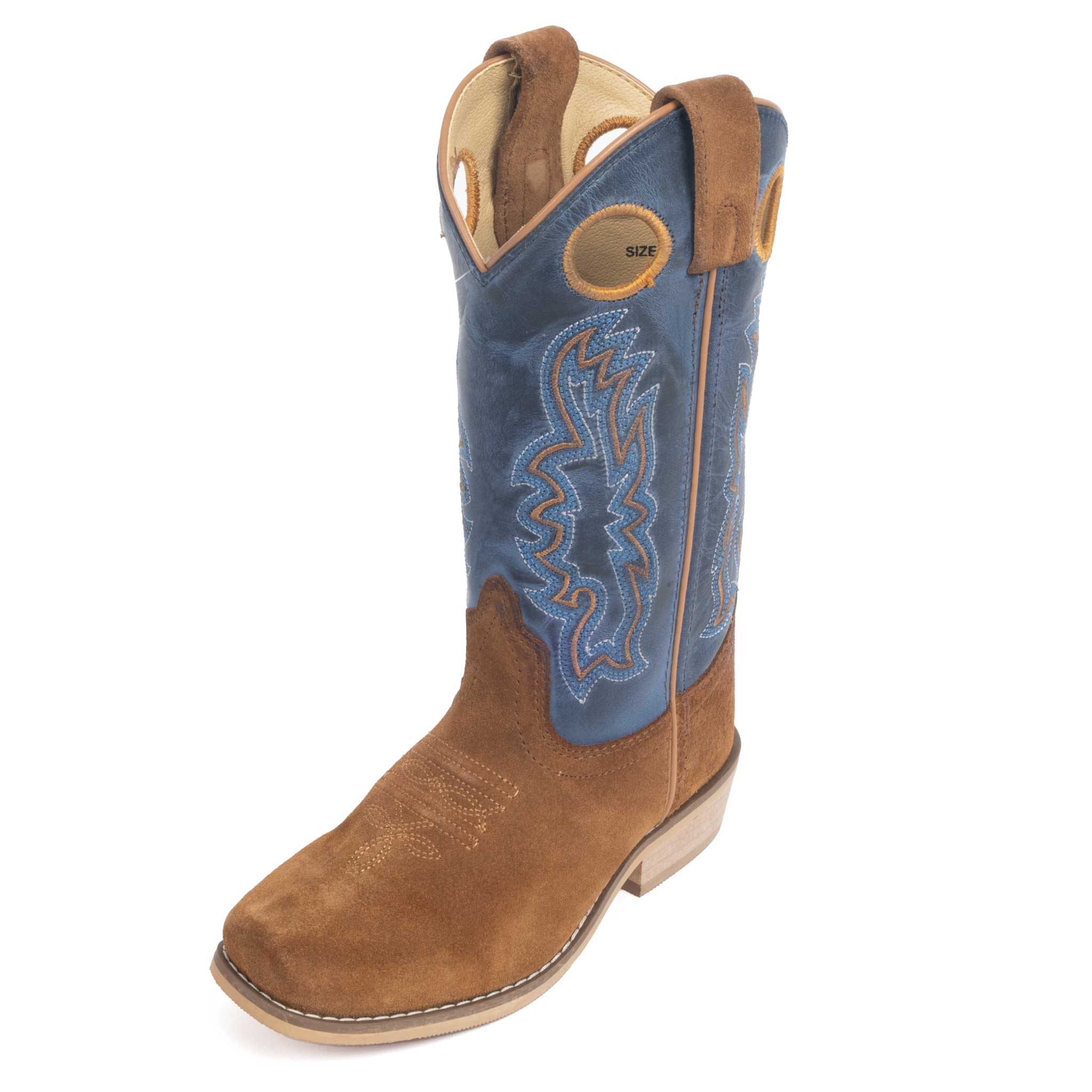 Smoky Mountain Youth Cutter Toe Wichita Brown Western Boot