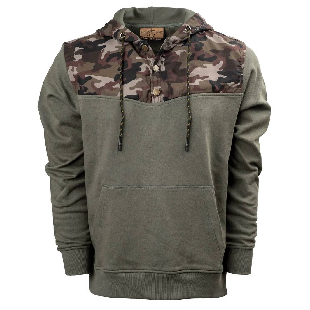 STS Ranchwear Men's Whit Hoodie - FINAL SALE