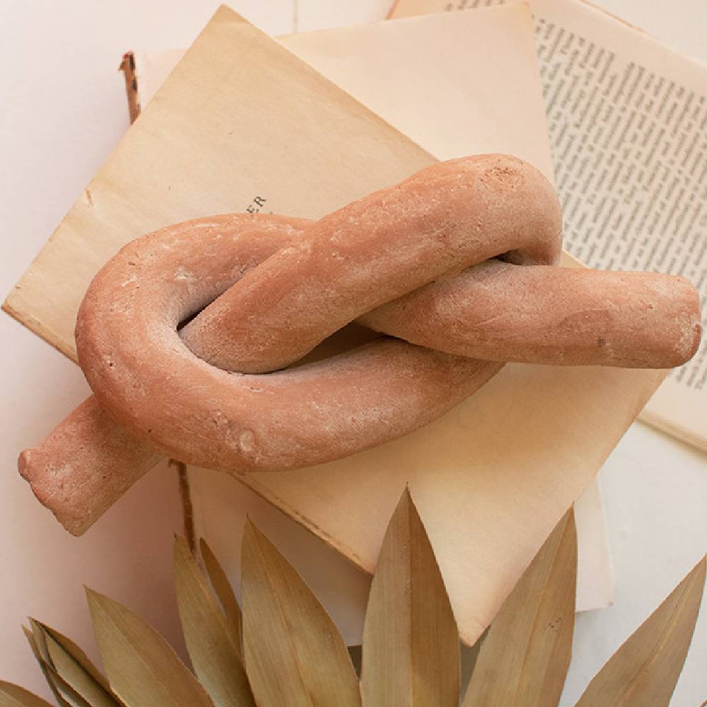 Whitewash Clay Knot - FINAL SALE - Image 2