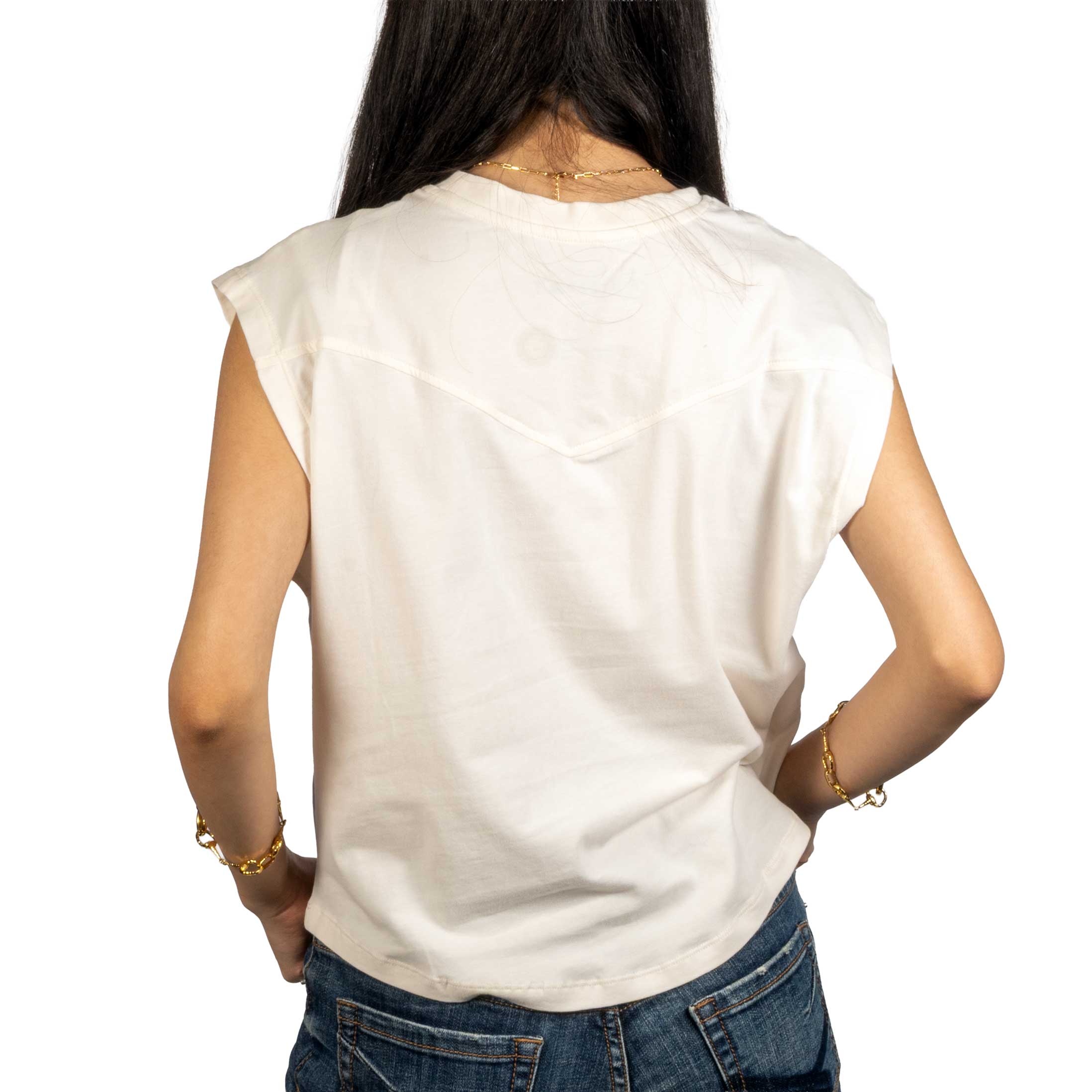 Ariat Women's Wild West Crop Tee - Image 2