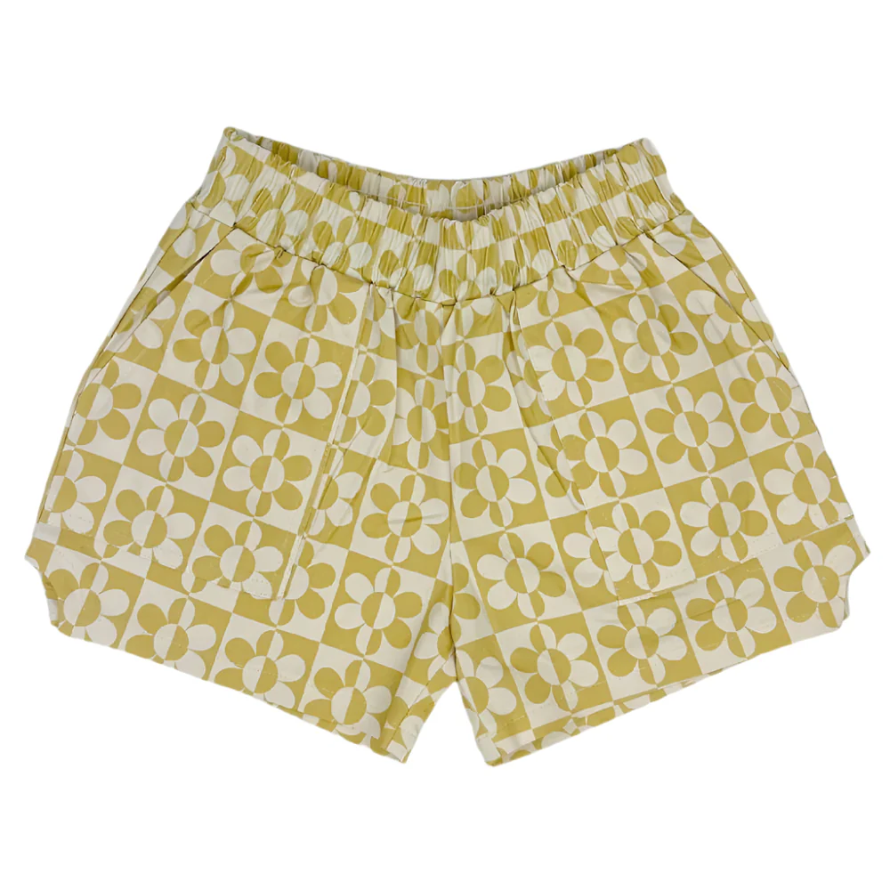 Tiny Whales Toddler Girl's Wildflower Donna Short - FINAL SALE