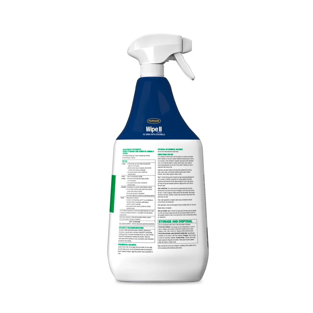 Farnam Wipe II Fly Spray with Citronella - Image 9