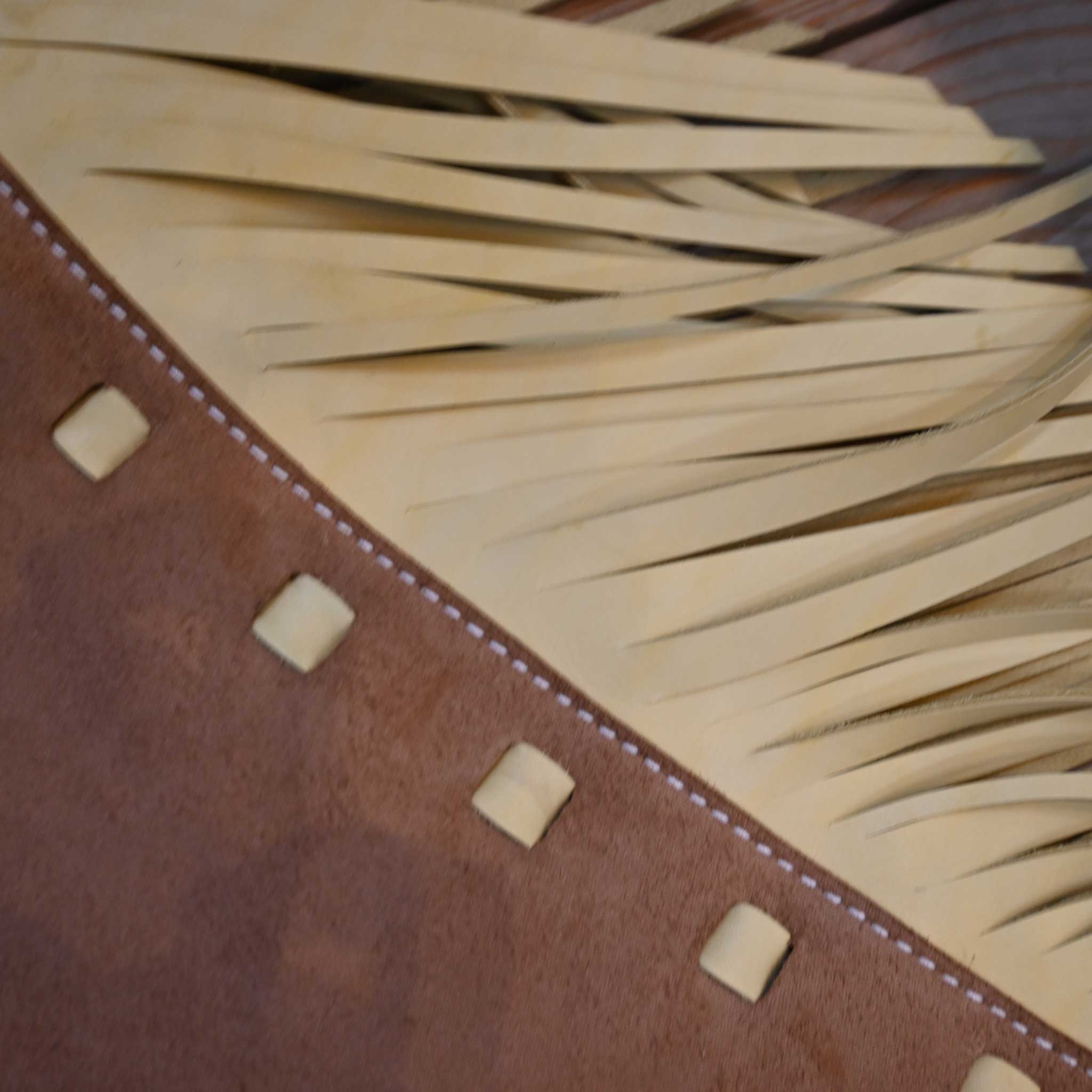 WLC Brown & Yellow Stepthrough Chaps with 1/2 Zips - Image 4