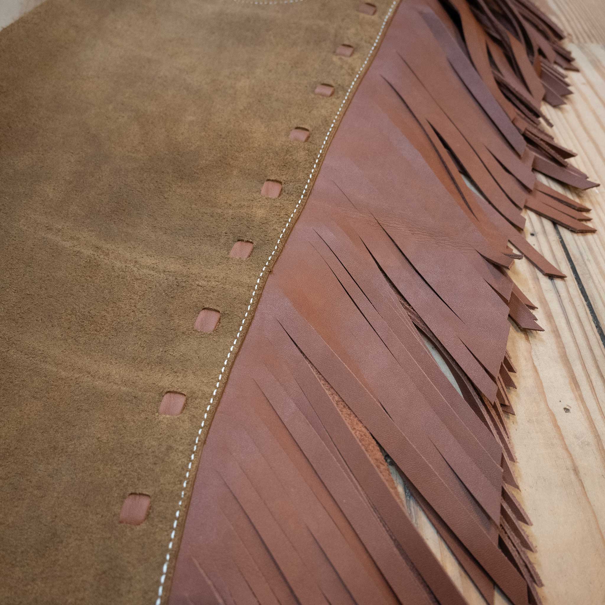 WLC Army Green Roughout Stepthrough Chaps - Image 5