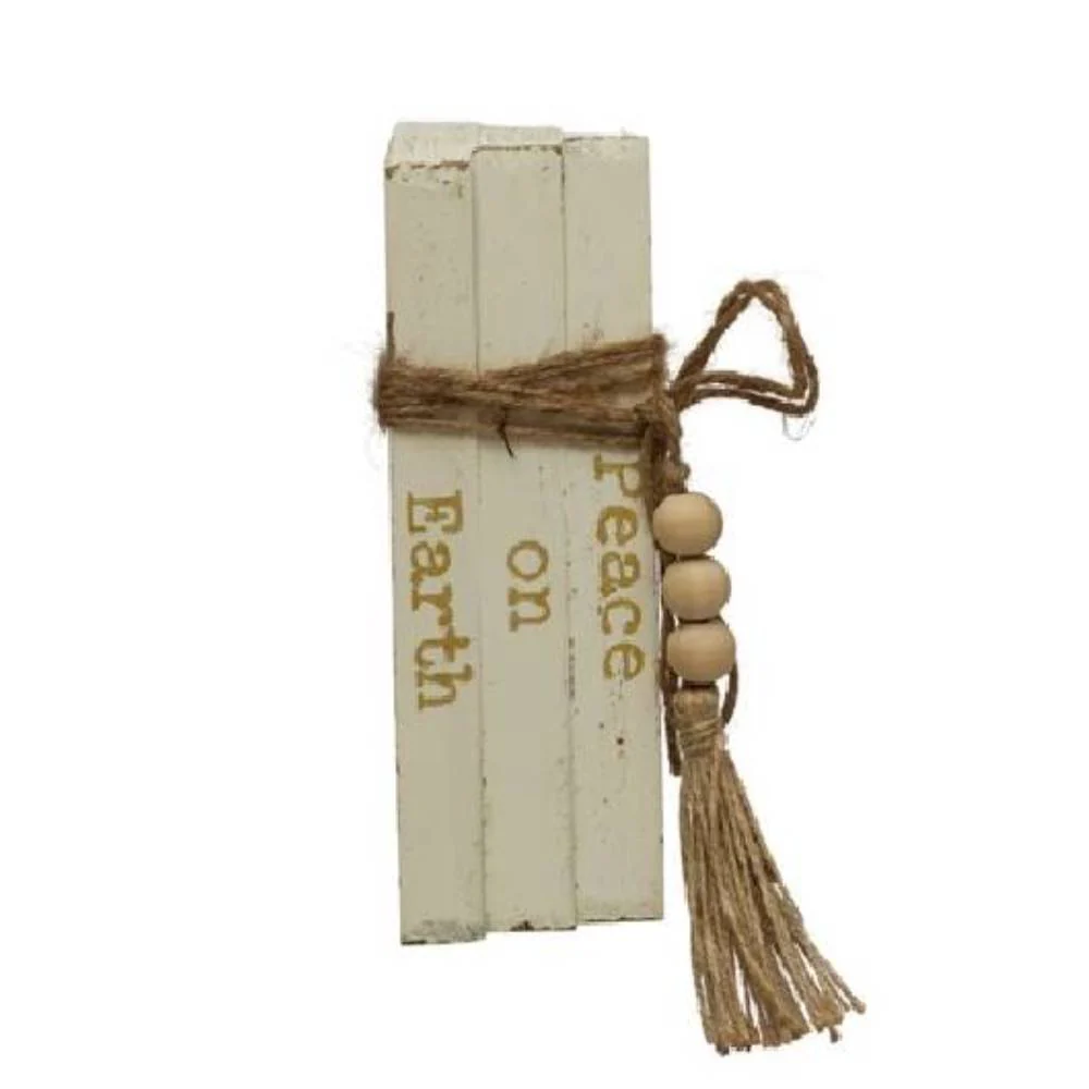 Faux Wood Block Books with Holiday Sayings- FINAL SALE - Image 6