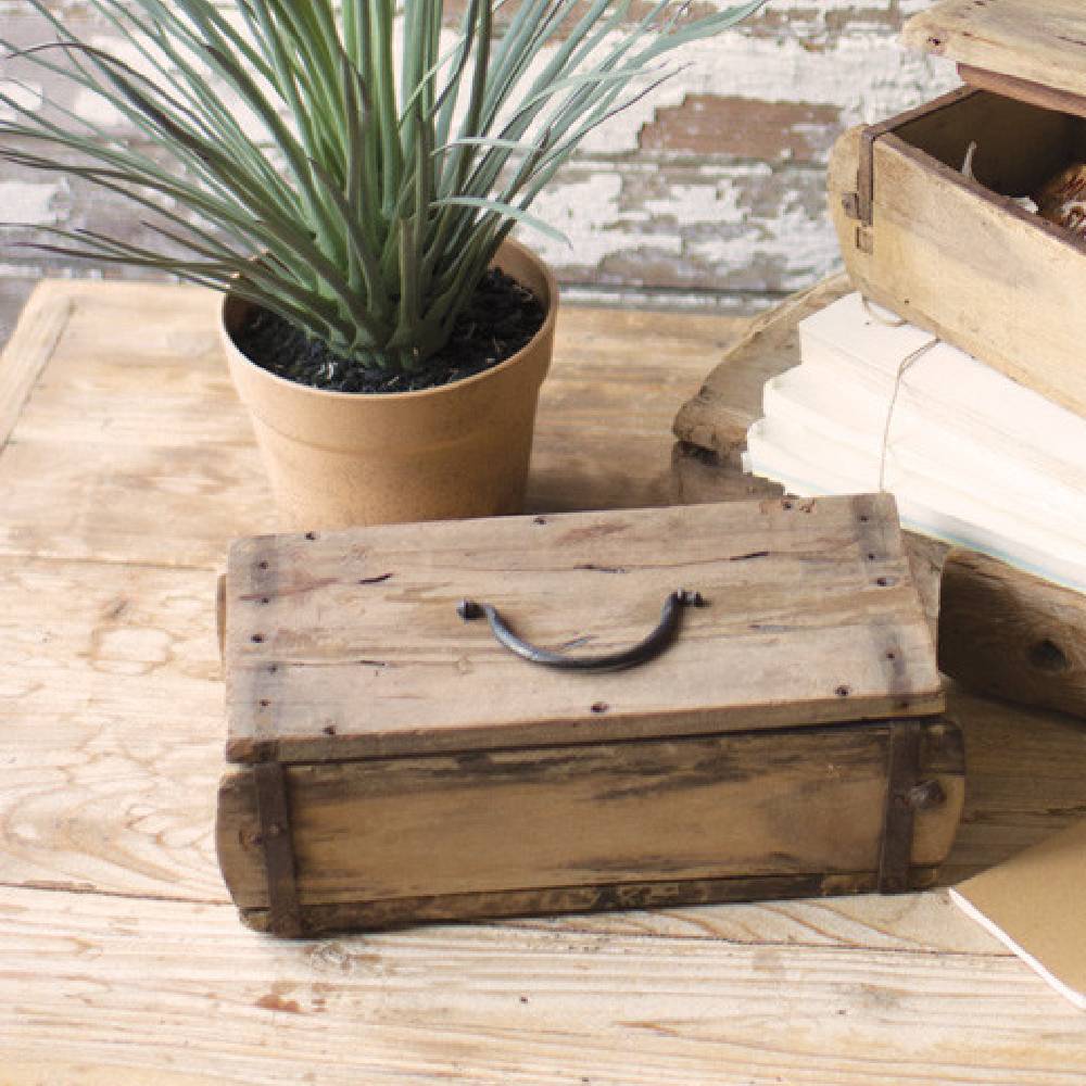 Kalalou Wooden Brick Mold Box