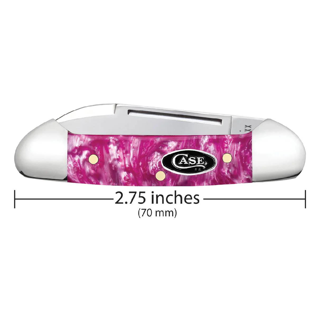 Case Baby Butterbean - Smooth Pink Crackle Kirinite - Image 2