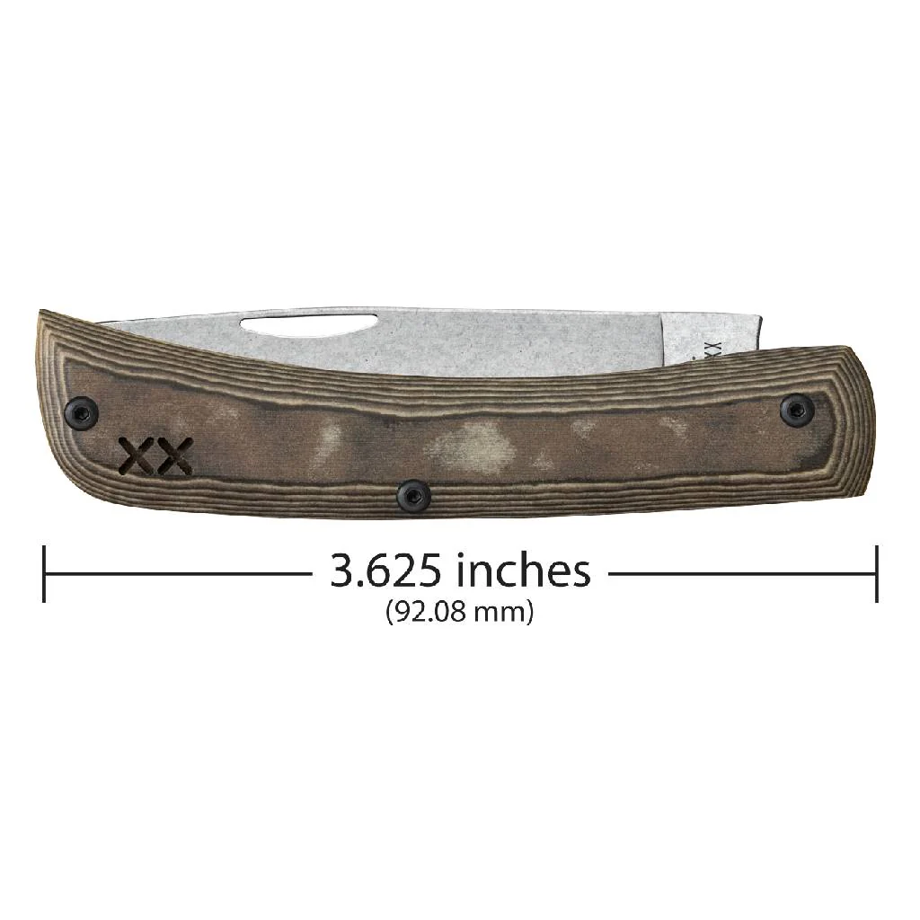 Case Crossroads Black & Tan Richlite® Sod Buster Jr - Image 2