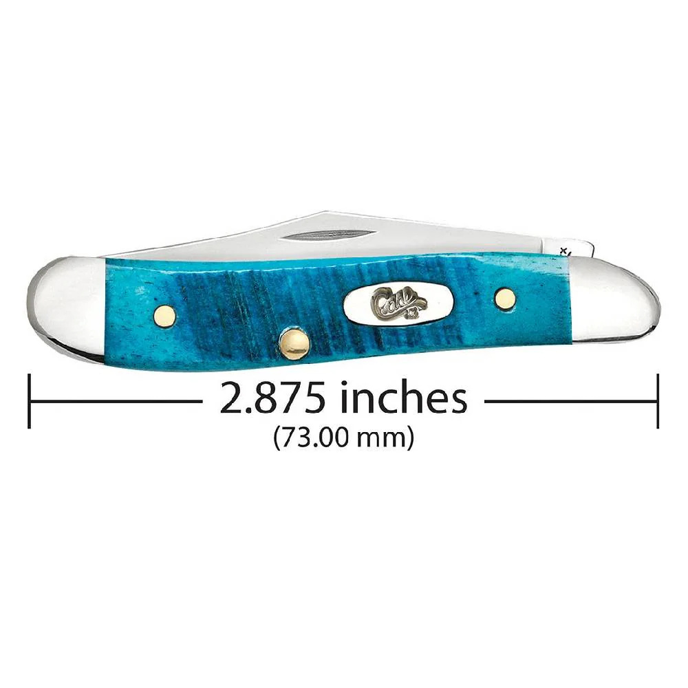 Case Peanut Caribbean Blue Jig Bone - Image 2