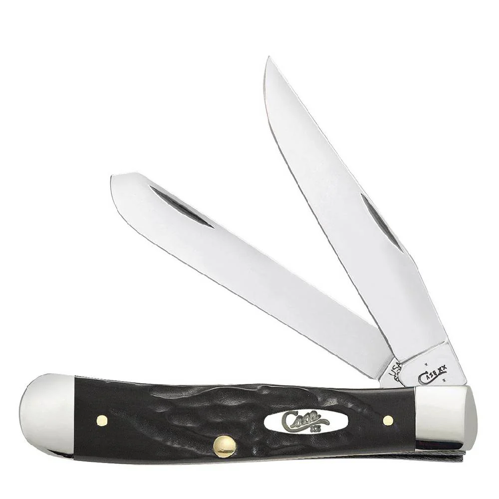 Case Rough Black Jigged Synthetic Trapper