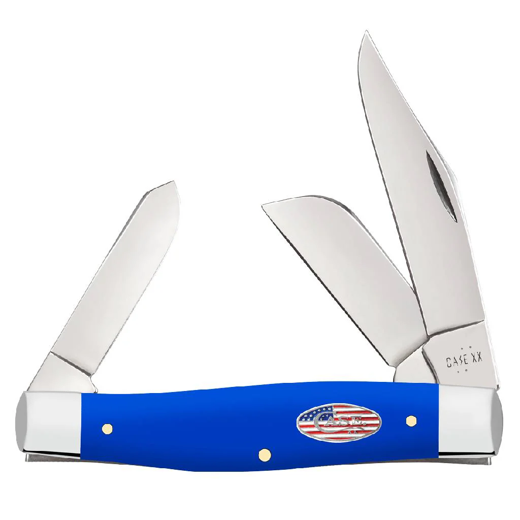 Case Royal Blue Synthetic Large Stockman