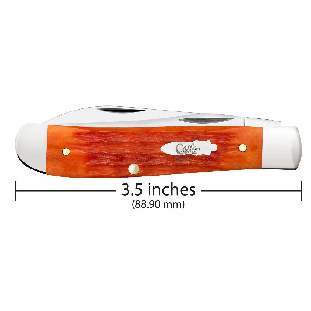 Case Tequila Sunrise Bone - Crandall Jig Mini Trapper - Image 2