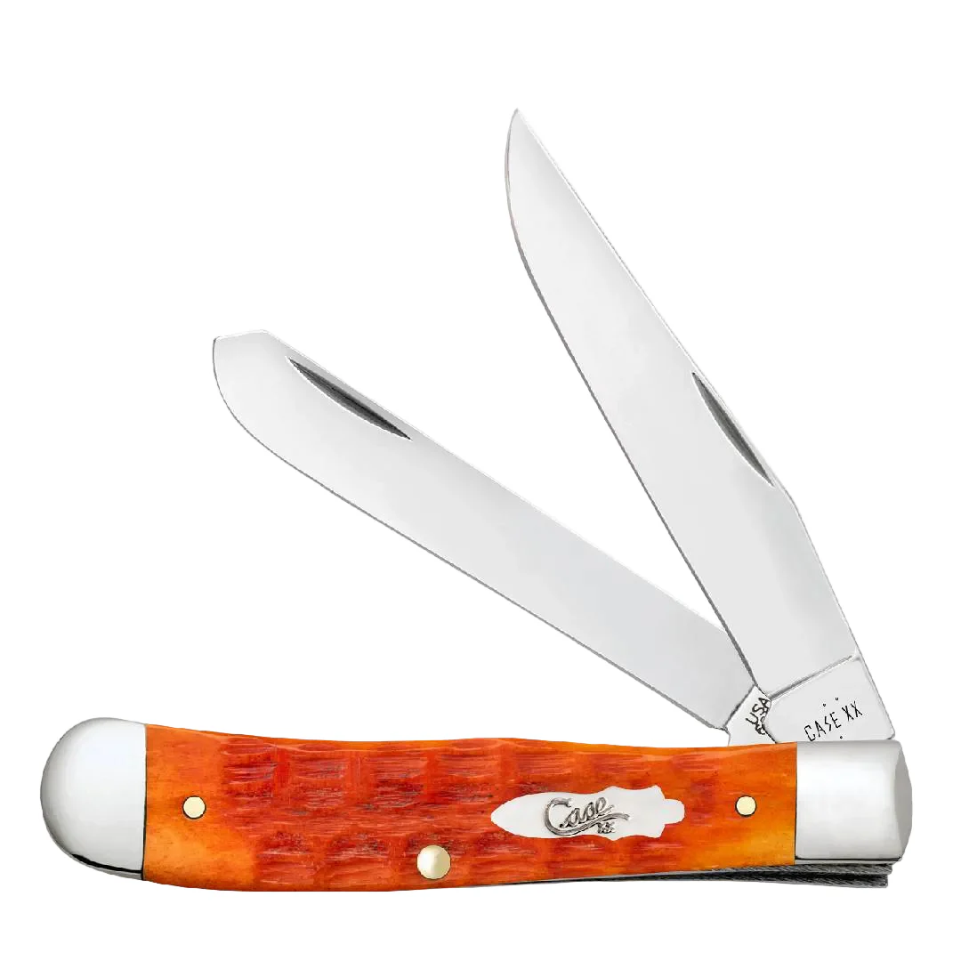 Case Tequila Sunrise Bone - Crandall Jig Trapper