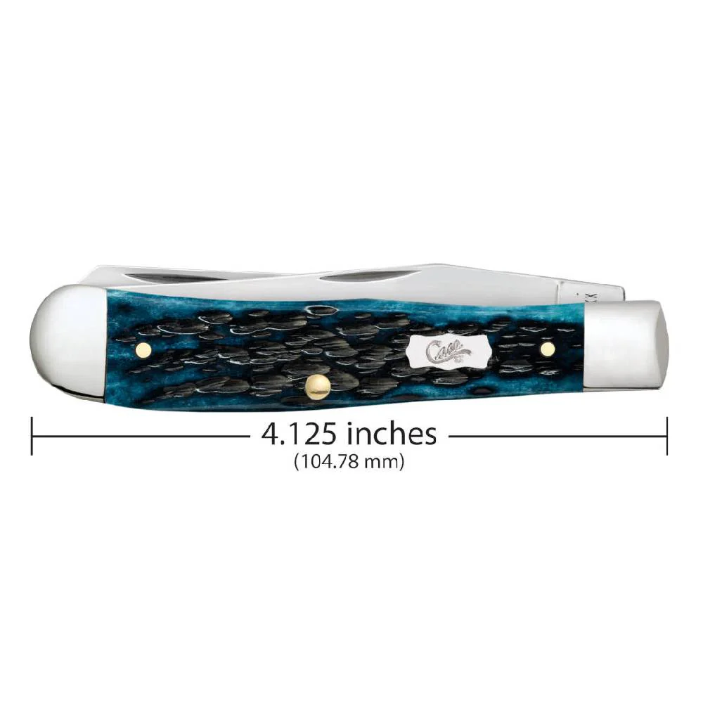 Case Trapper - Pocket Worn Mediterranean Blue Bone - Image 2
