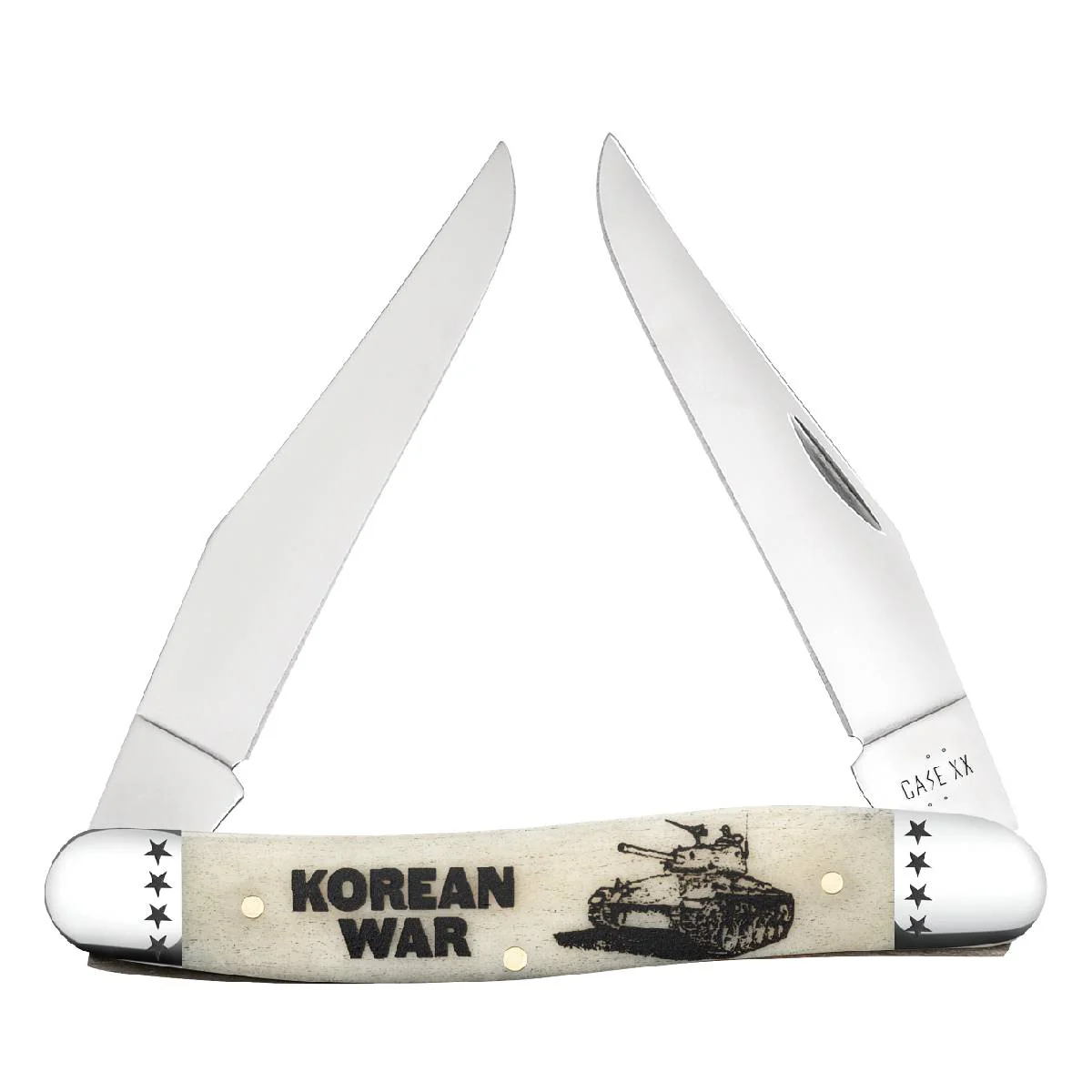 Case War Series Smooth Natural Bone Muskrat