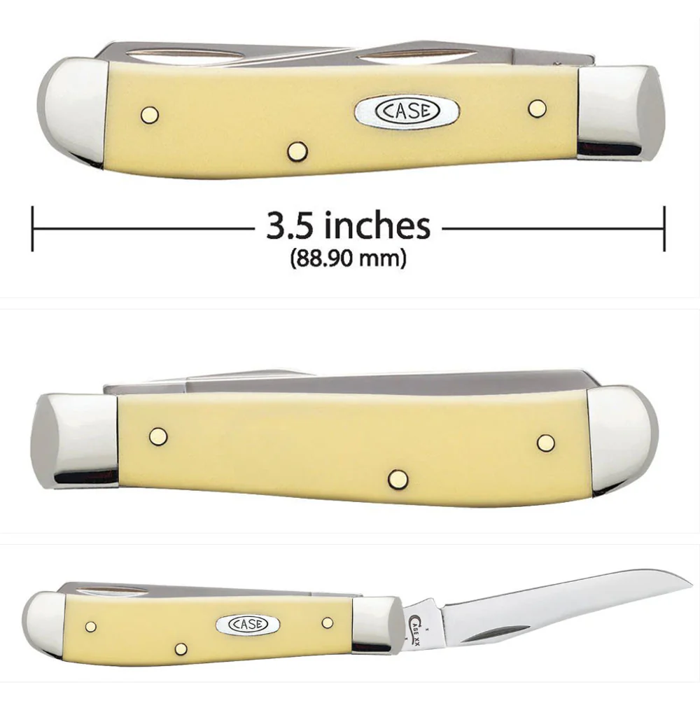 Case Yellow Synthetic CS Mini Trapper - Image 3