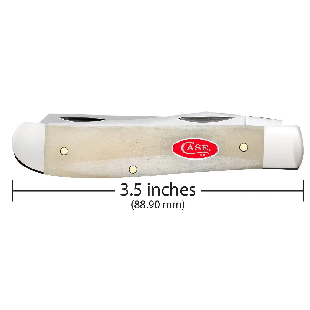 Case Natural Bone Smooth Mini Trapper - Image 2