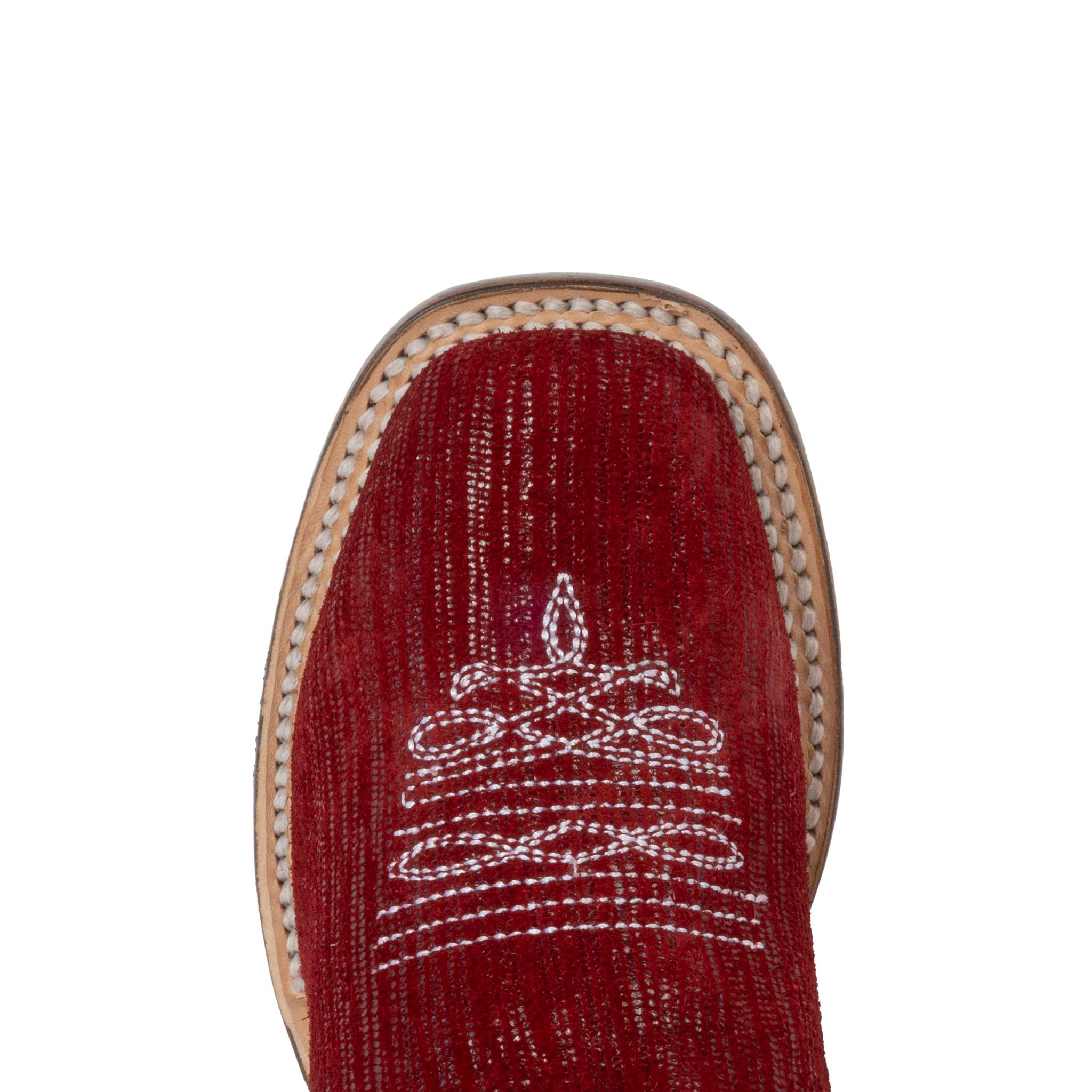 Roper Youth Big Red Suede Western Boot - FINAL SALE - Image 2