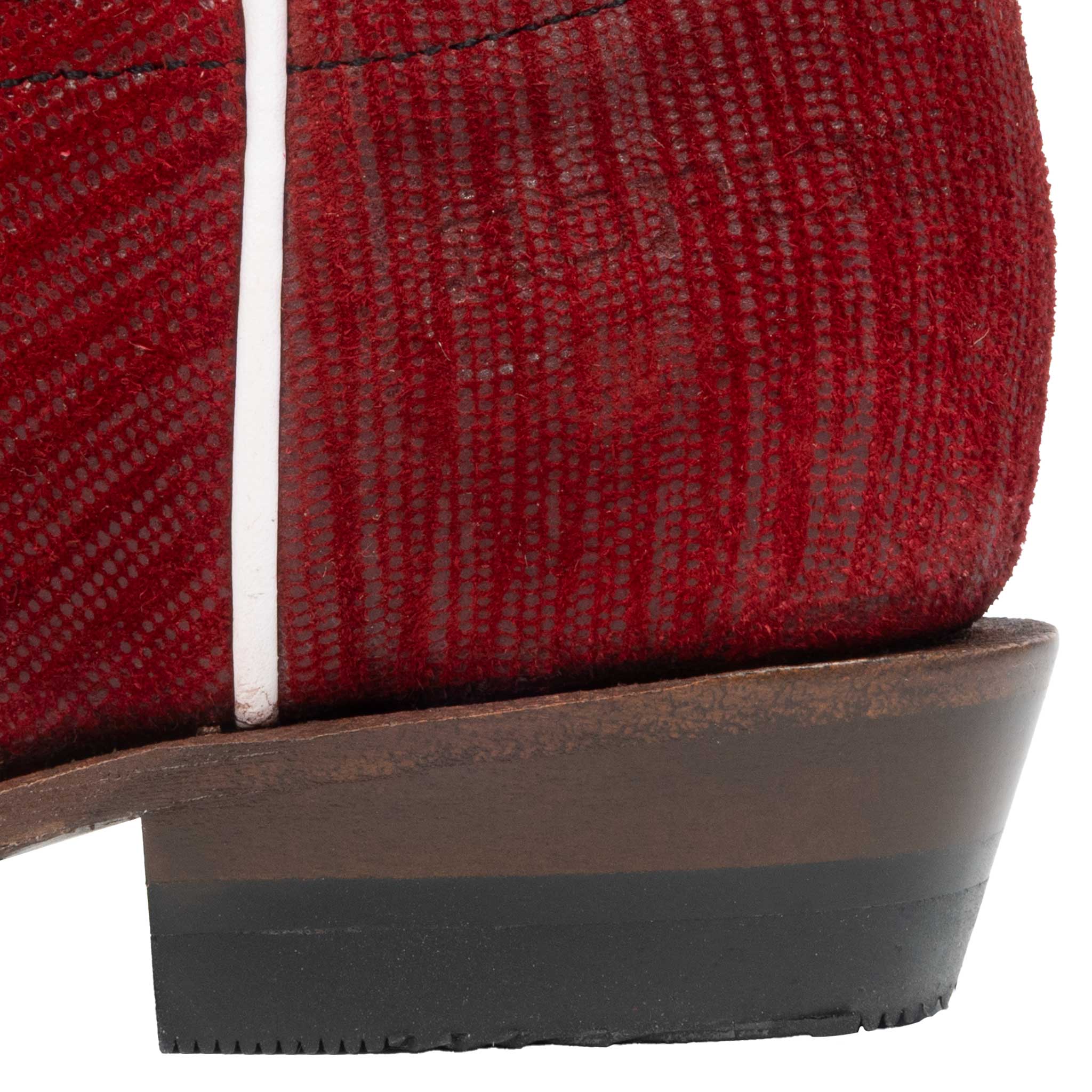 Roper Youth Big Red Suede Western Boot - FINAL SALE - Image 3