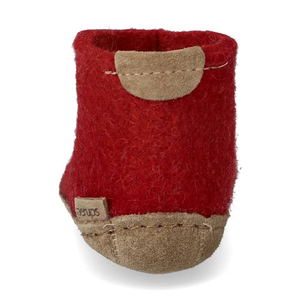 Glerups Youth Red Boot Slipper - Image 3