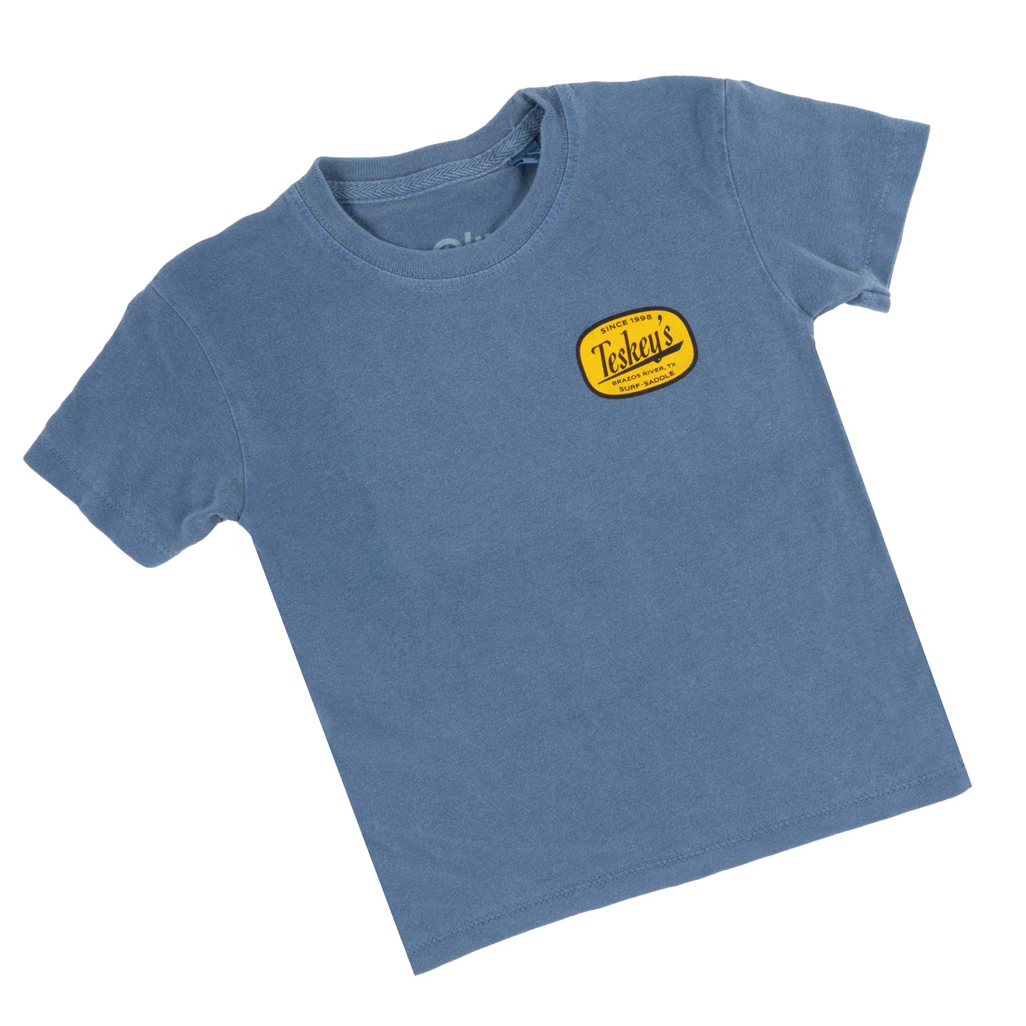 Teskey's Youth Brazos River Tee -  Pacific Blue - Image 3