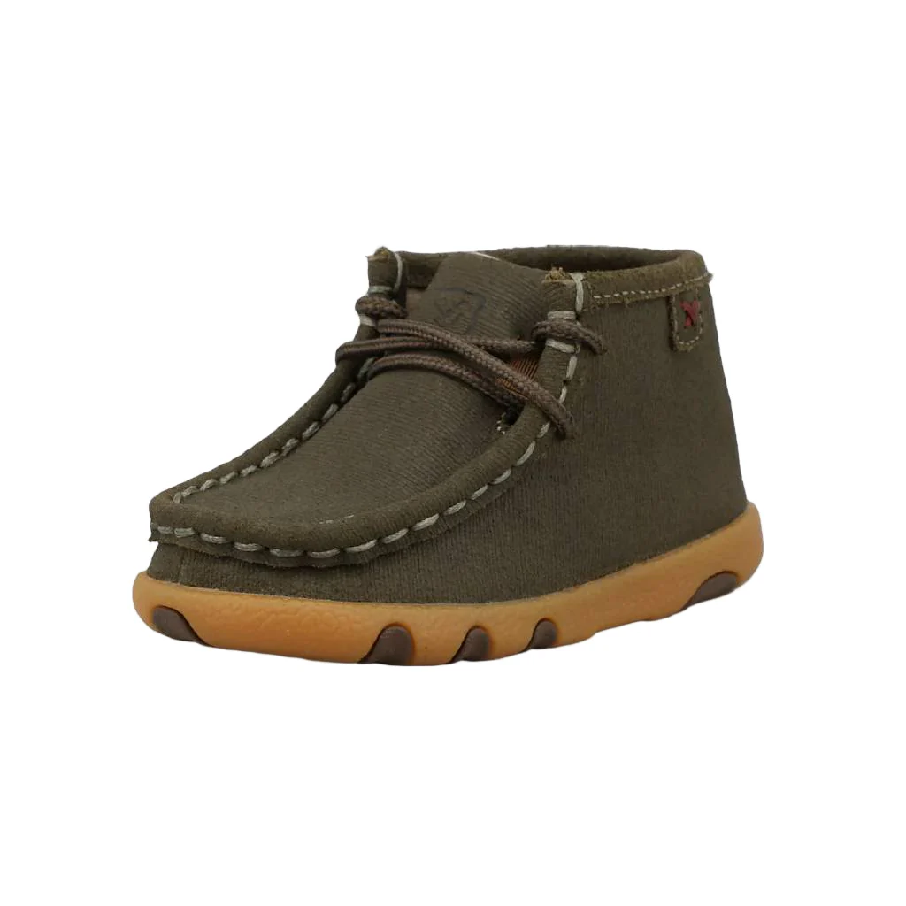 Twisted X Infant Chukka Taupe Driving Moc