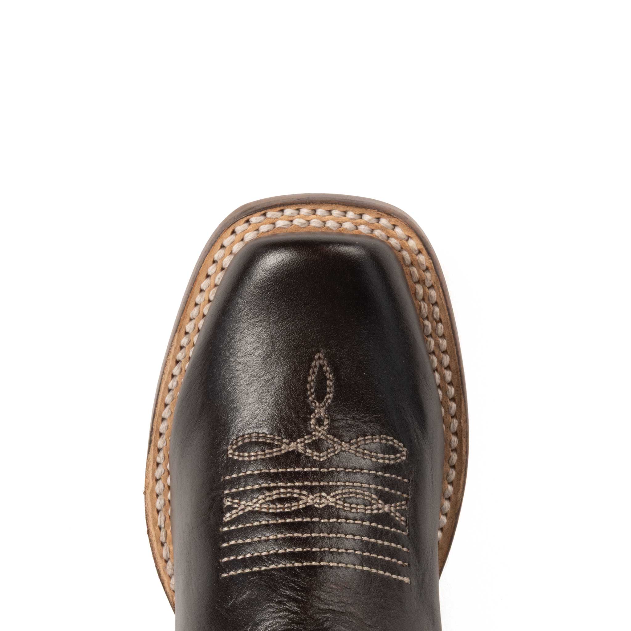 Roper Boy's Cutter Toe Oily Brown Leather Boot - Image 3