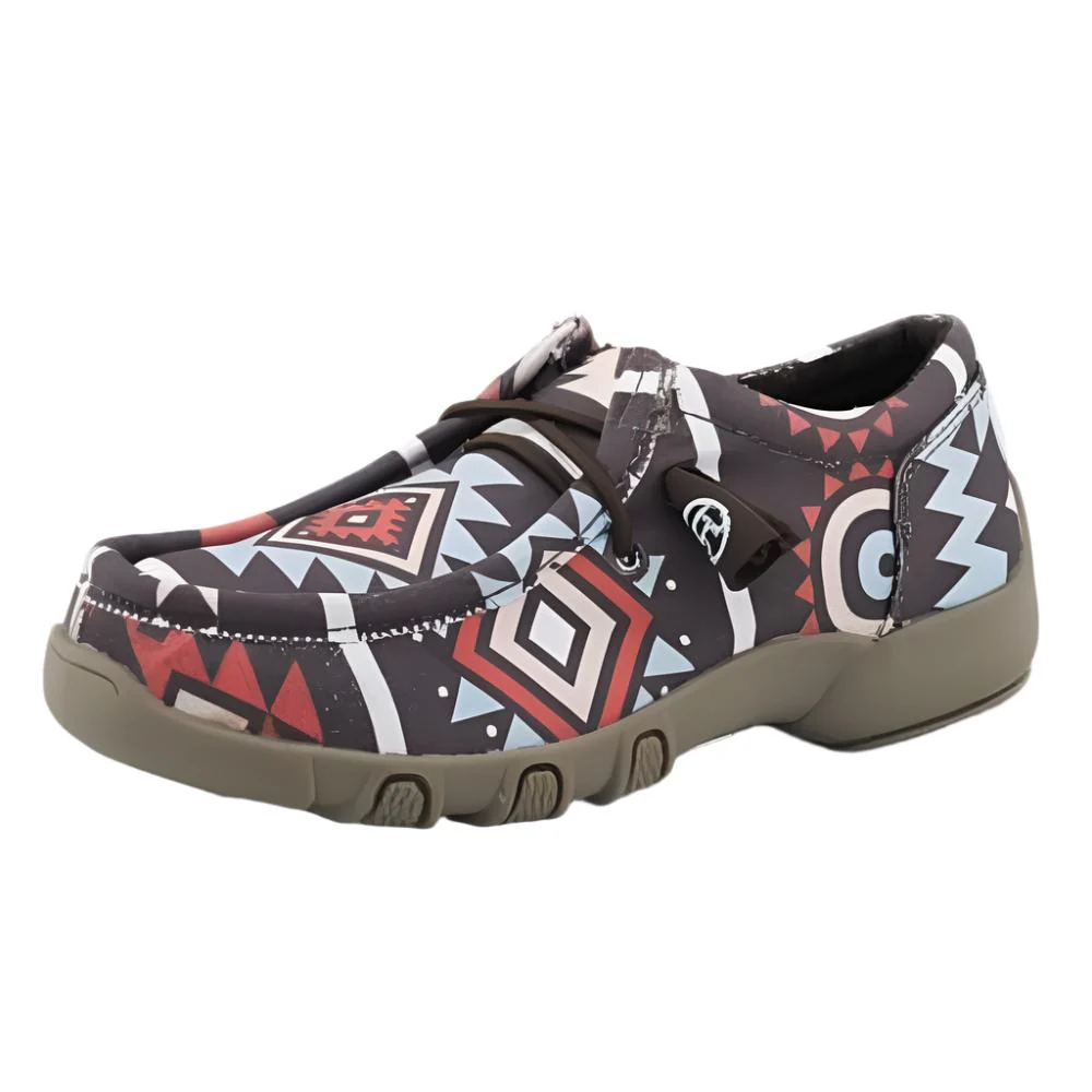 Roper Youth Aztec Lace Up Driving Moc - FINAL SALE