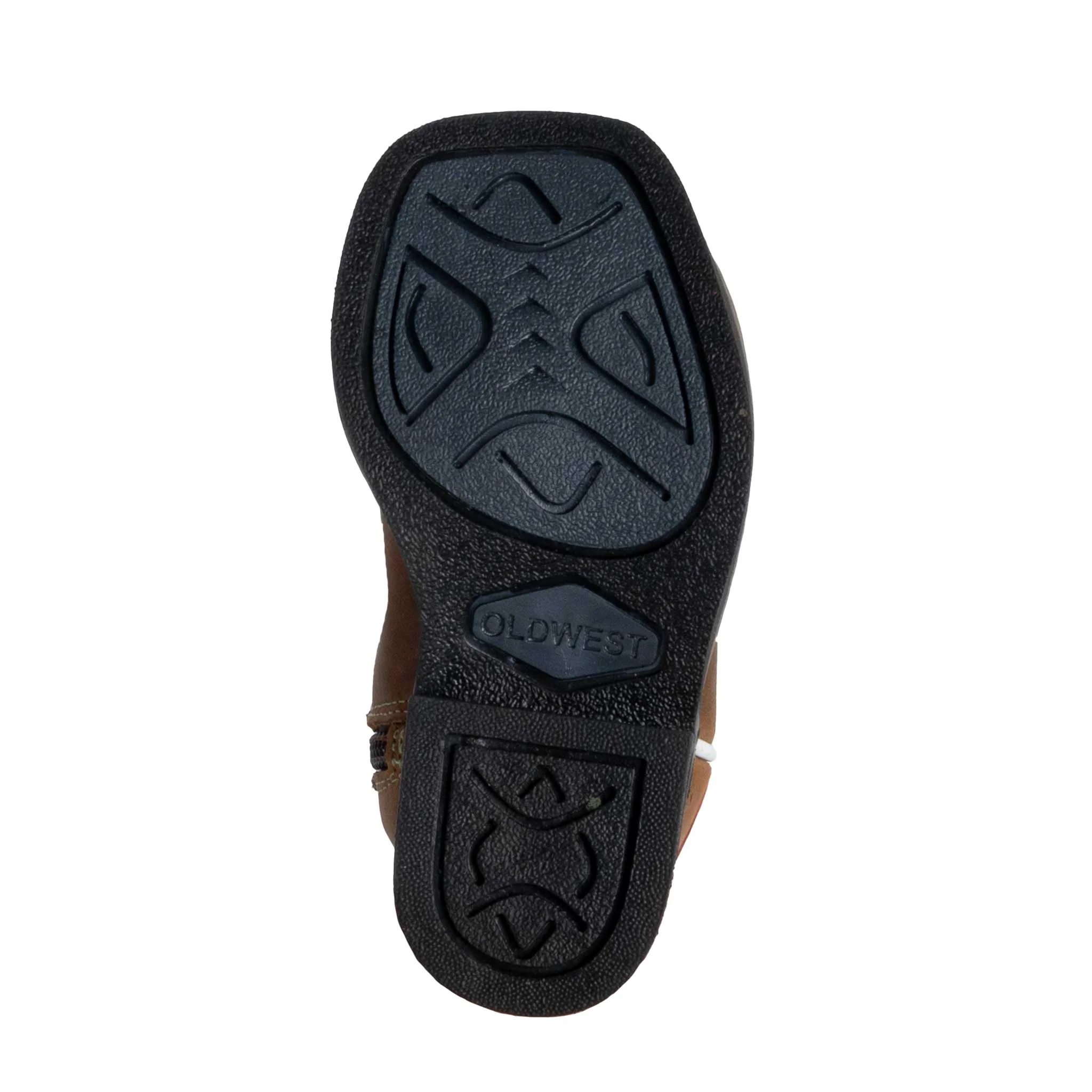Old West Toddler Natural Green Leather Boot - Image 4