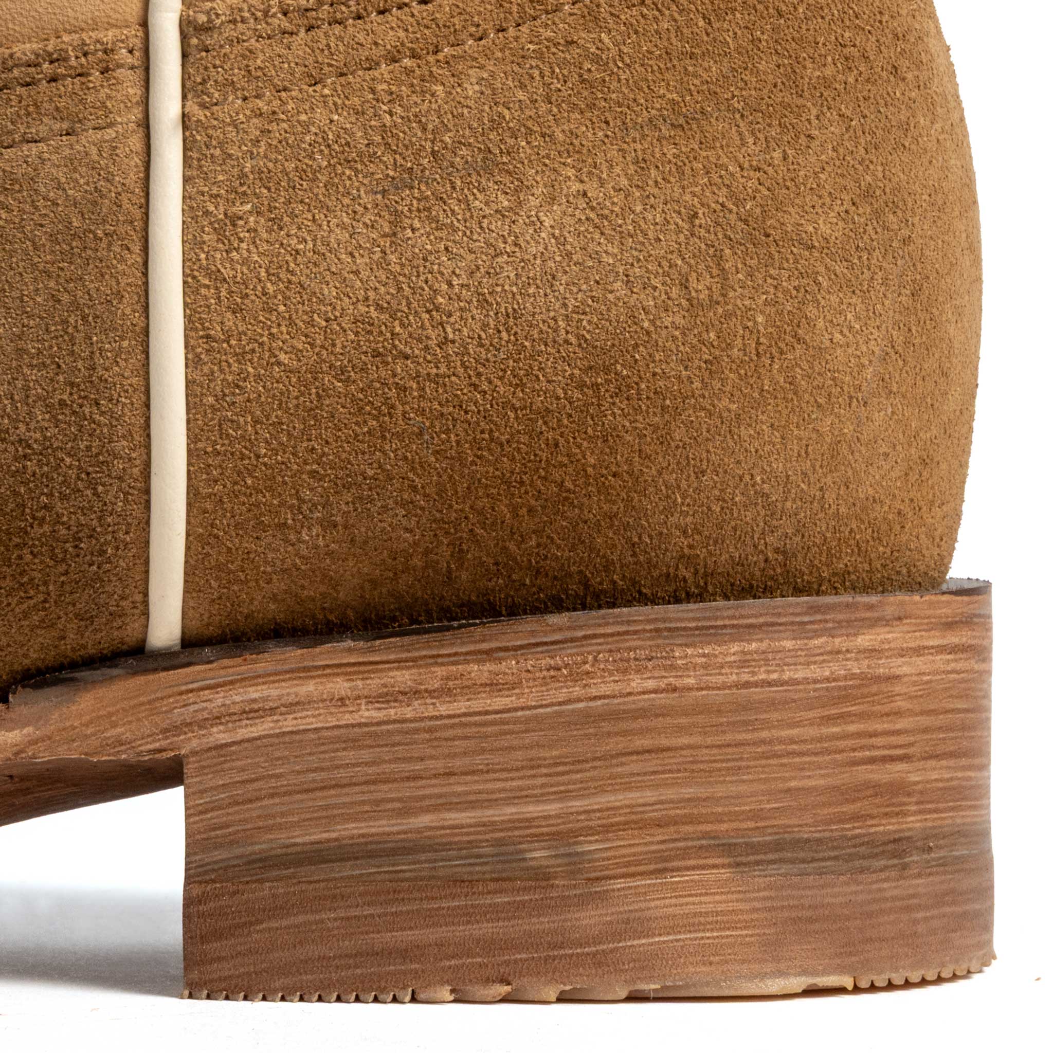 Roper Girl's Square Toe Tan Suede Western Boot - Image 3