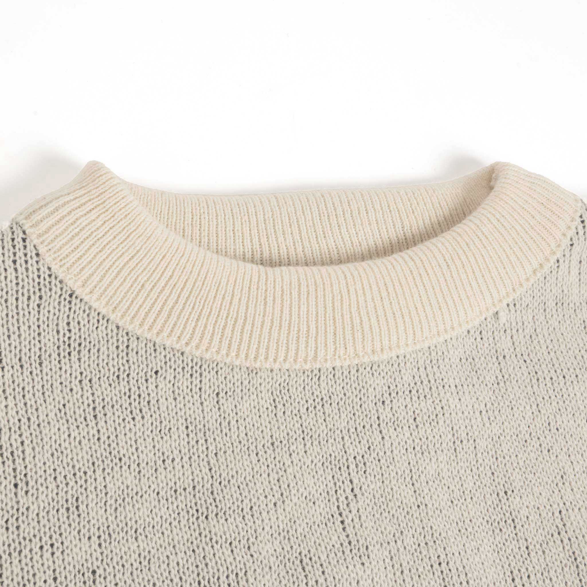 Teskey's Youth Crewneck Sweater - Natural/Navy - Image 3