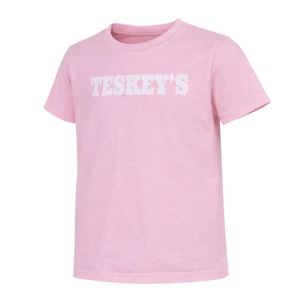 Teskey's Youth Plain Logo Tee - Blossom