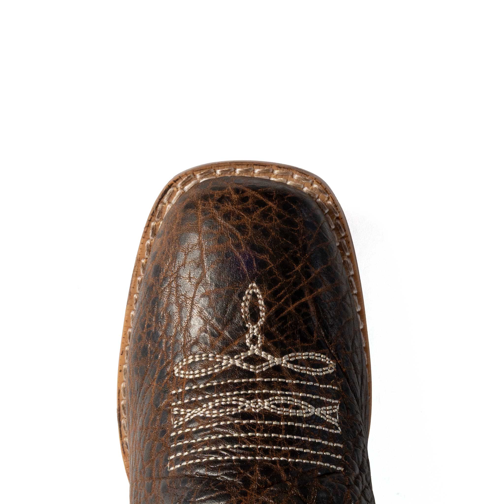 Roper Youth Brown Americana Bison Square Toe Western Boot - Image 2