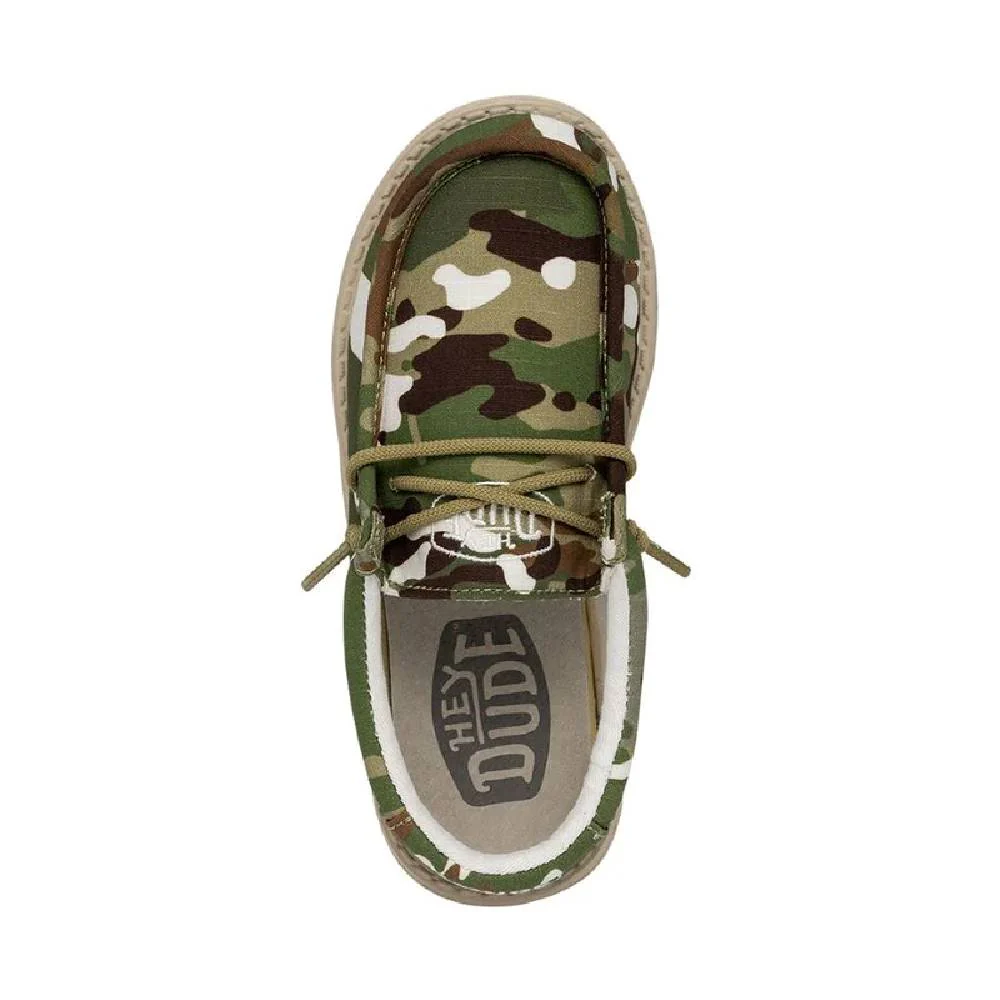 Hey Dude Youth Wally - Camo Multi - Image 4
