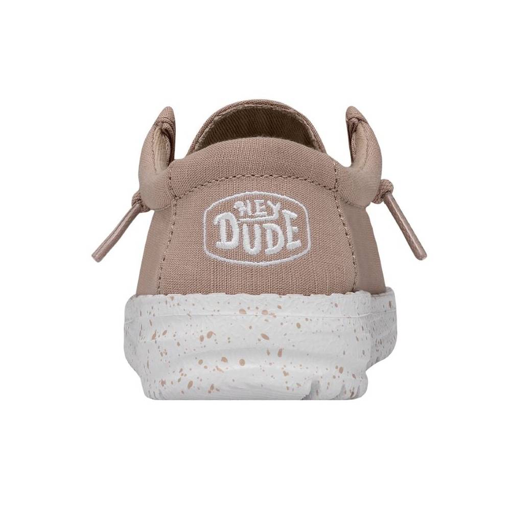 Hey Dude Youth Wally Slub Canvas - Tan - Image 3