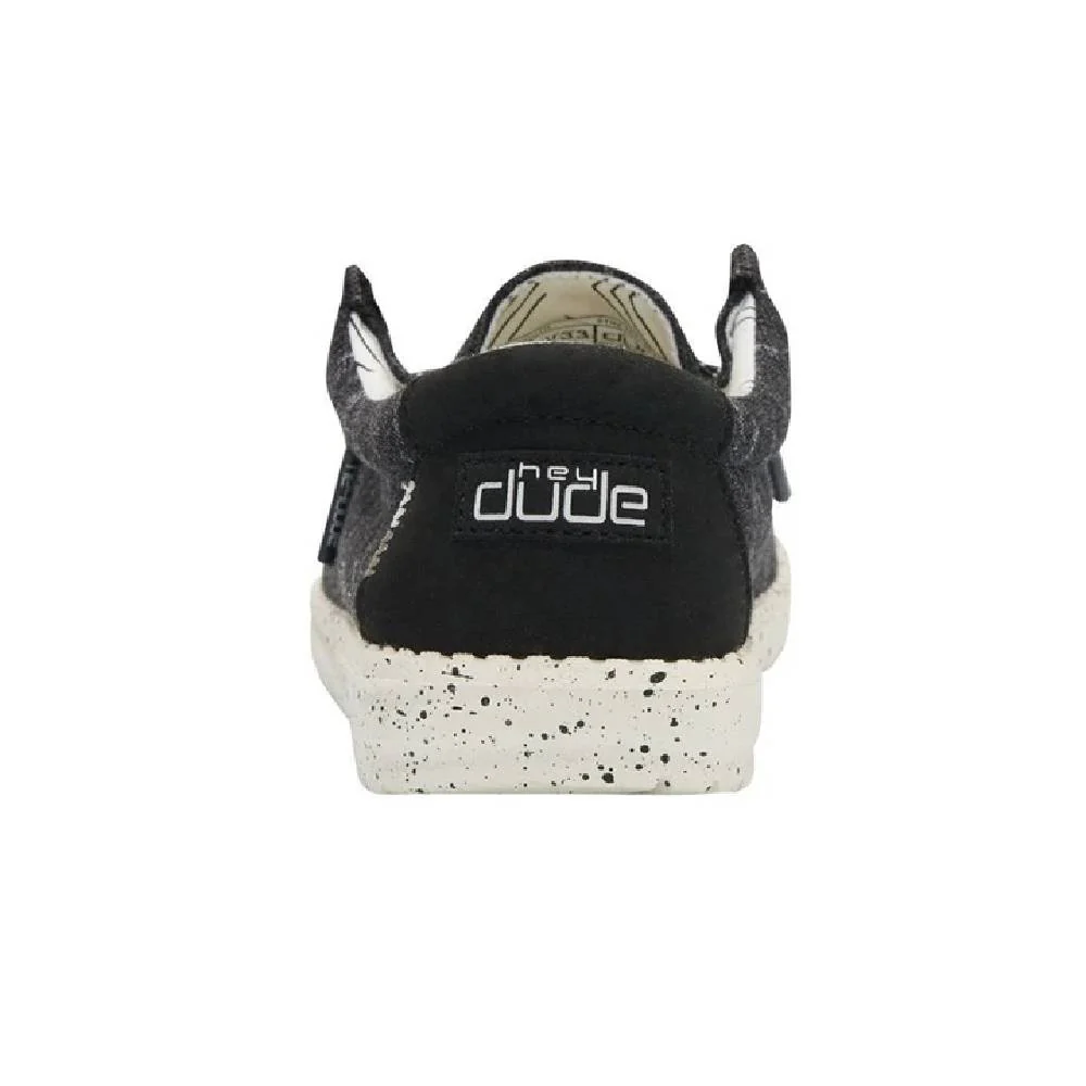Hey Dude Youth Wally Stretch - Black - Image 3