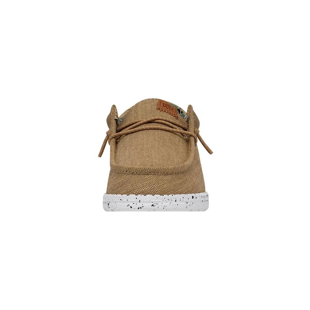 Hey Dude Youth Wally Washed Canvas - Walnut - Image 2